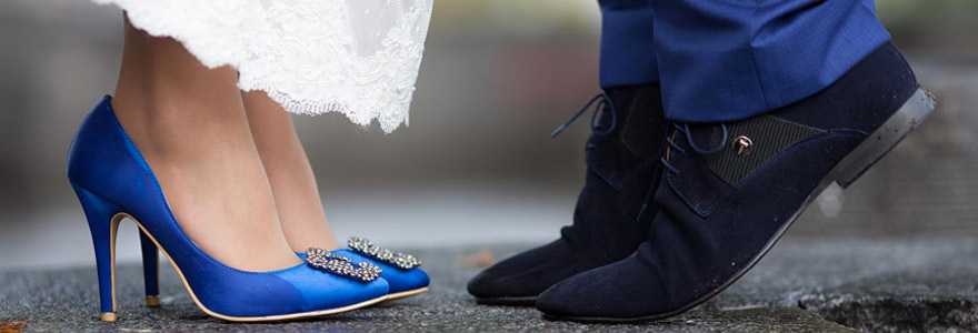 chaussures pour un mariage